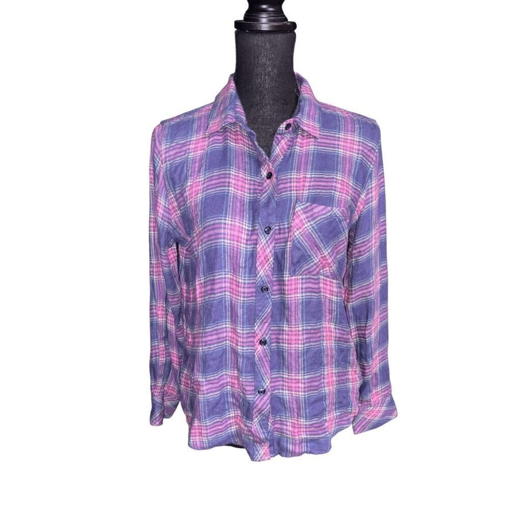 Rails Plaid Button Front Shirt - image 2